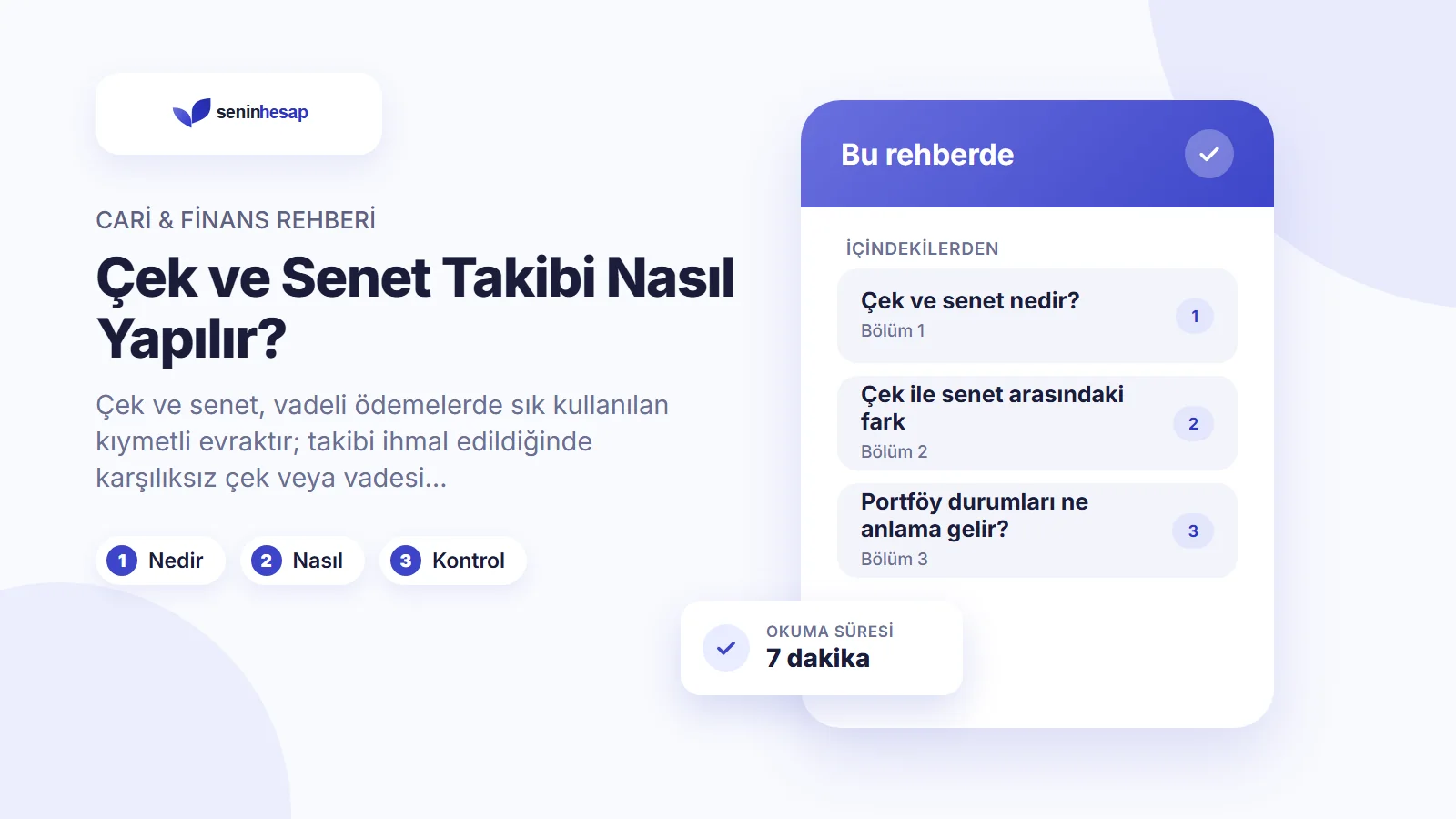 Çek ve Senet Takibi Nasıl Yapılır? için rehber görseli