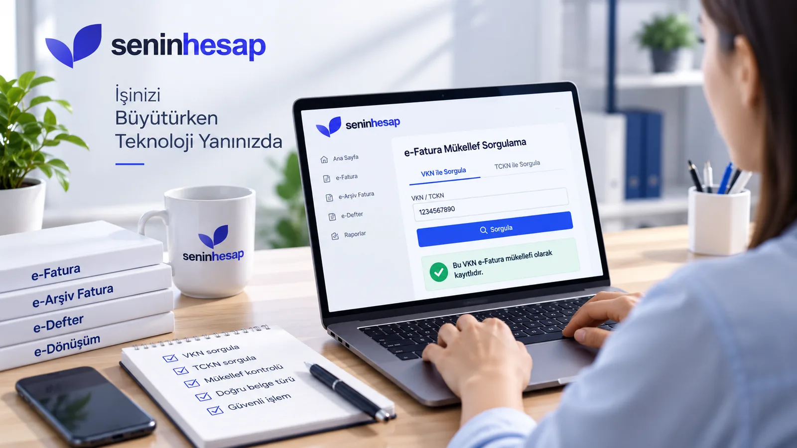 E-Fatura Mükellef Sorgulama Nasıl Yapılır? için rehber görseli