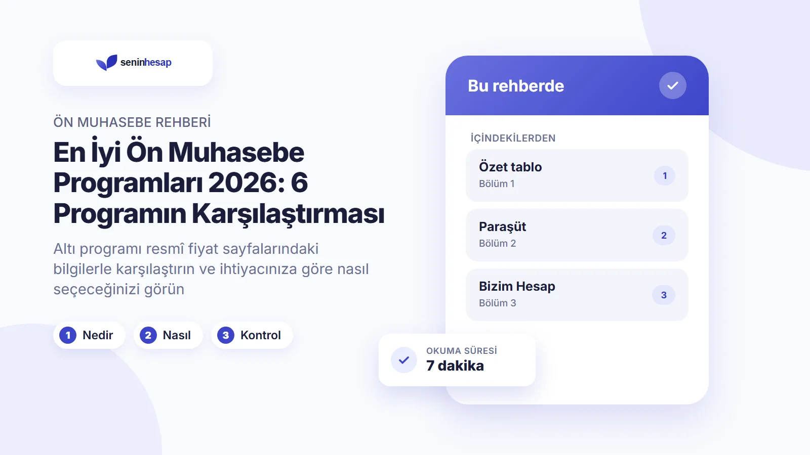 En iyi ön muhasebe programları karşılaştırma rehberi görseli