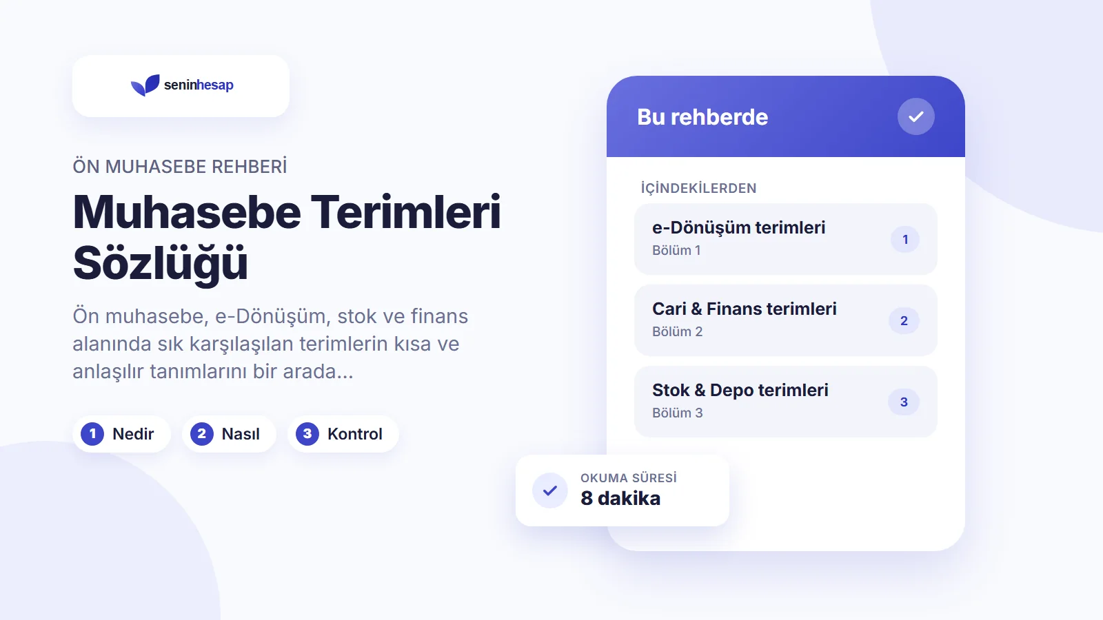 Muhasebe Terimleri Sözlüğü için rehber görseli