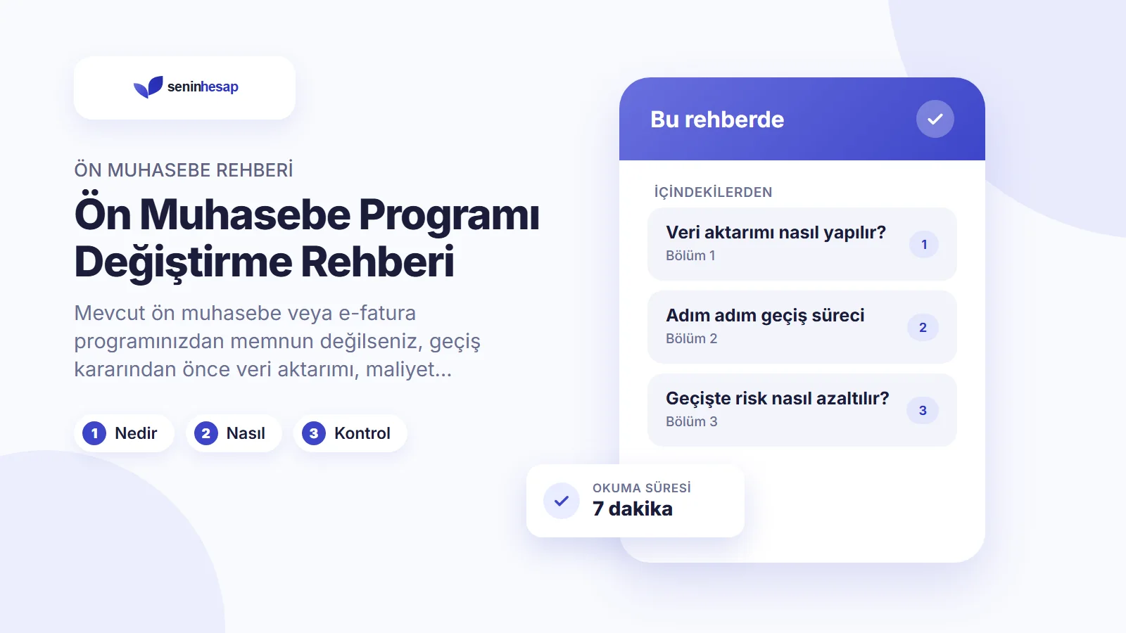 Ön Muhasebe Programı Değiştirme Rehberi için rehber görseli