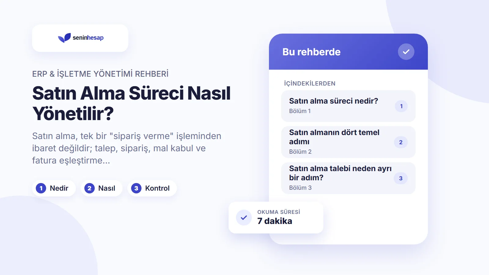 Satın Alma Süreci Nasıl Yönetilir? için kurumsal rehber görseli