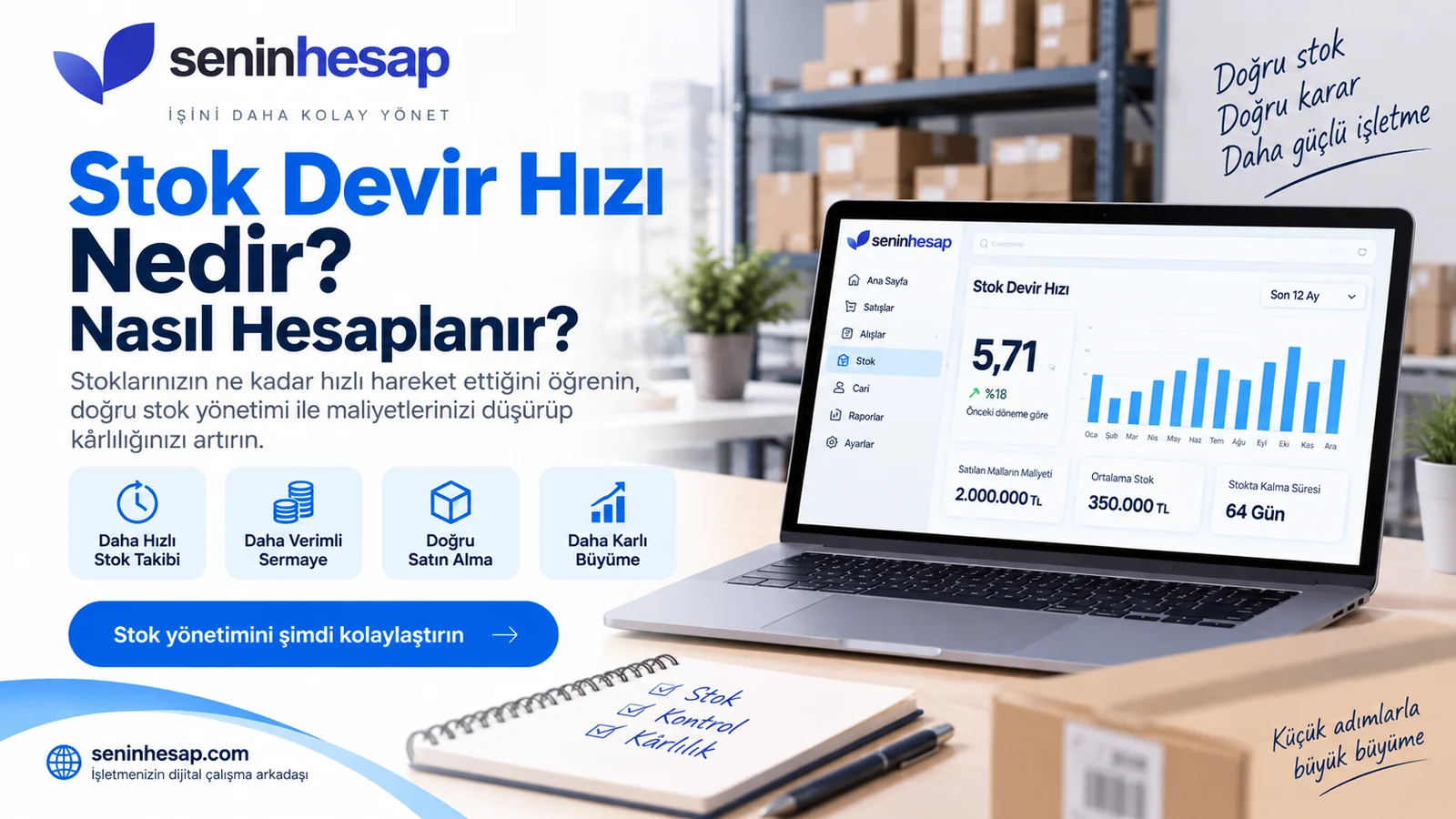 Stok Devir Hızı Nedir? Nasıl Hesaplanır?